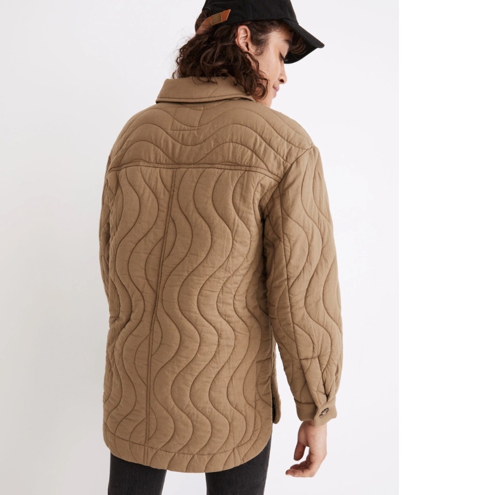 Madewell Quilted Belrose Shirt-Jacket Size S - Picture 7 of 13